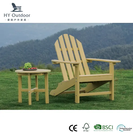 Table et chaise Adirondacks