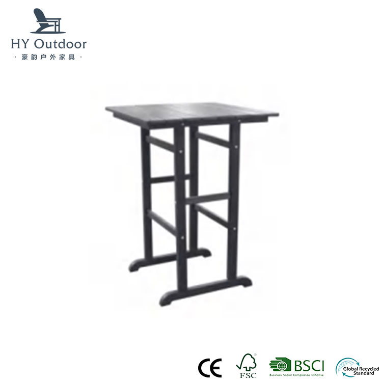 Table de bar carrée